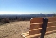 Overlooking Los Angeles basin